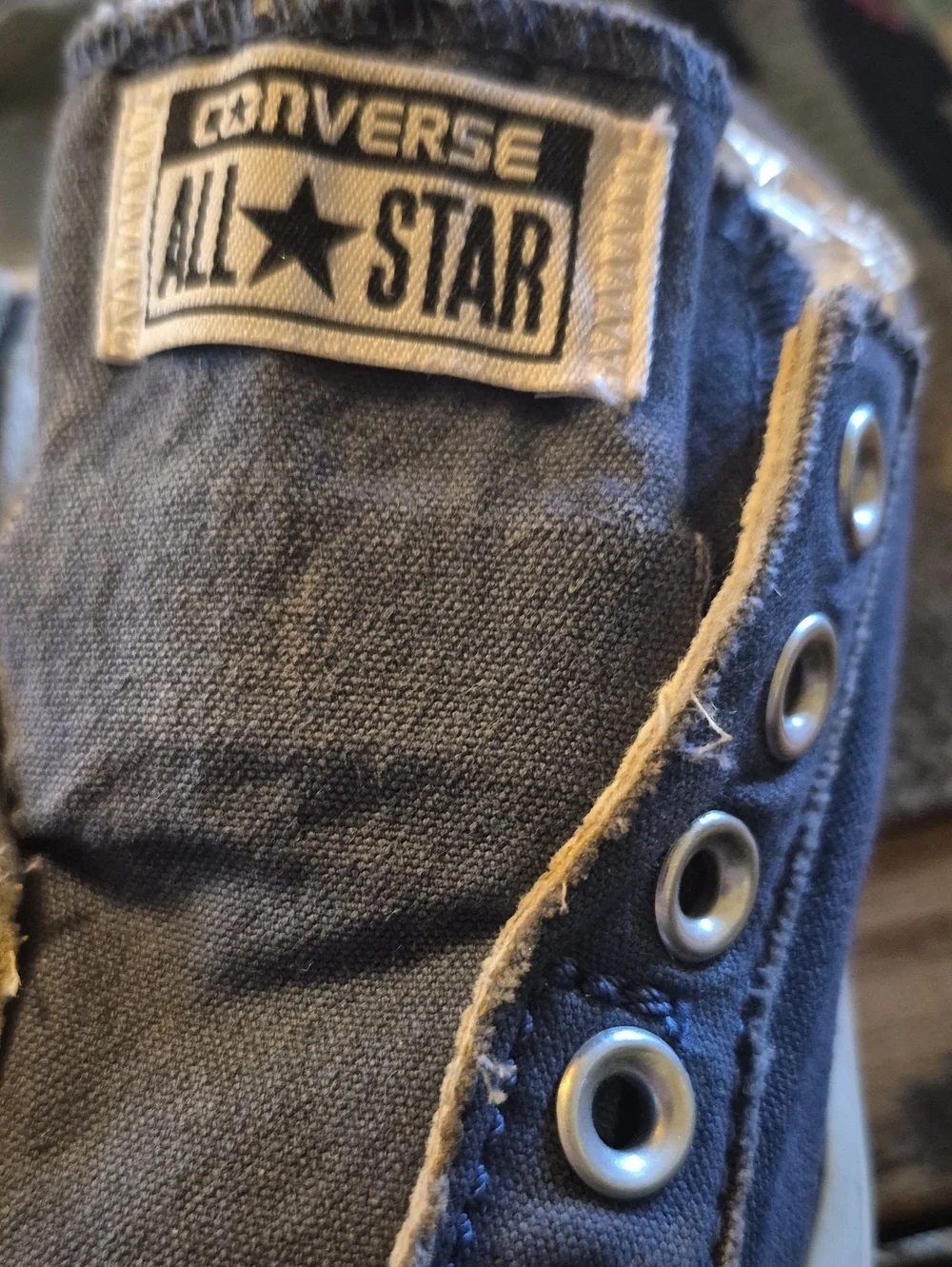 Converse Chuck Taylor Laceless All Star Low Profile Blue Denim Womens Sz.6.5.(#)